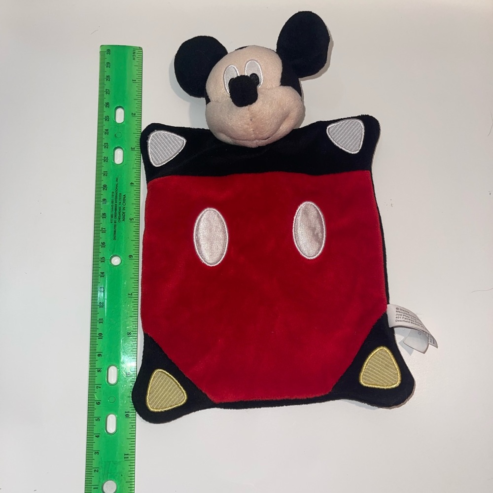 Disney Mickey Mouse Lovey Security Baby Blanket Cuddle Teether by Just Play